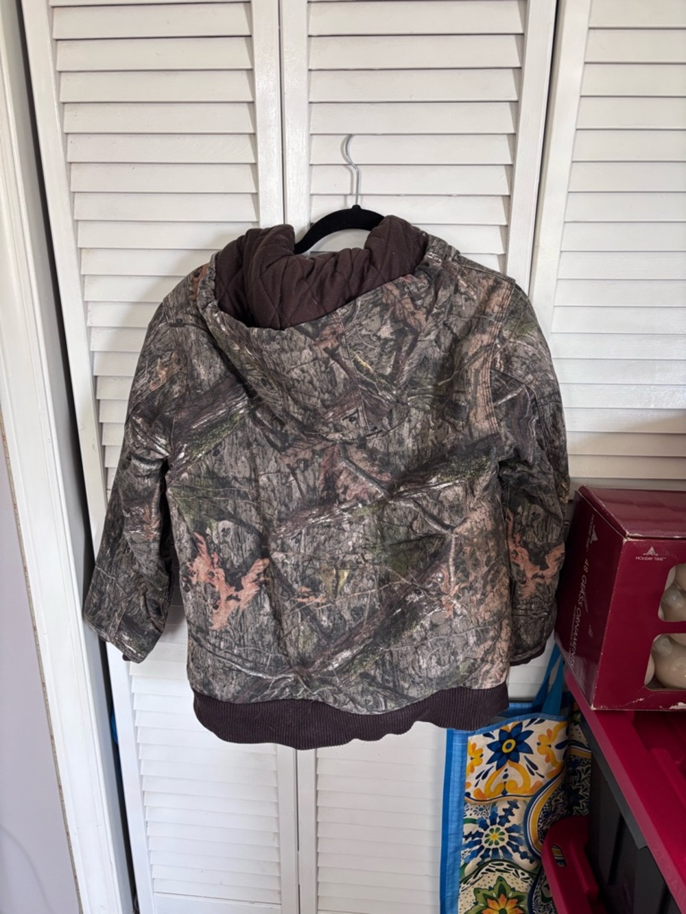Carhartt Boys' Realtree Camo Jacket - Brown/Green L 14/16 - Picture 2 of 4